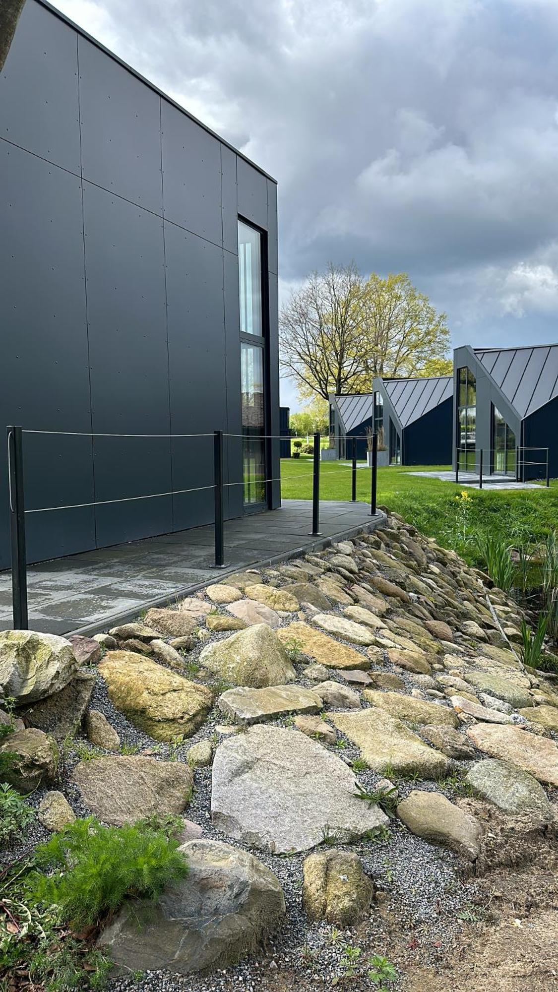 Stade Land Golf Hotel Tiny Haeuser Deinste Buitenkant foto
